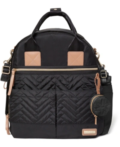 Shop Skip Hop Suite Convertible Diaper Backpack, 6 Piece Set In Black
