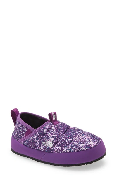 Shop The North Face Kids' Thermoball™ Traction Ii Convertible Slipper In Gravity Purple Print