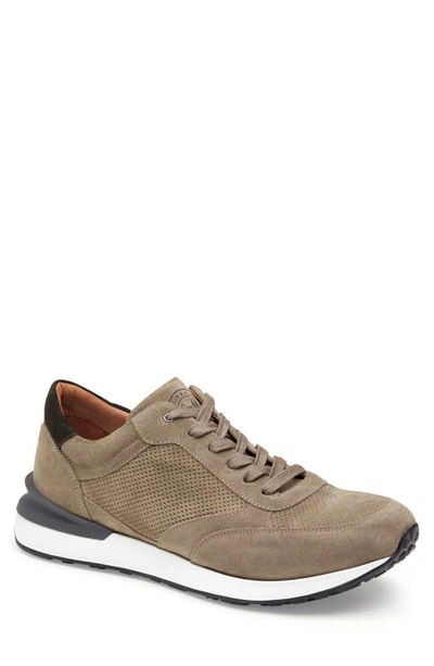 Shop Johnston & Murphy Briggs Jogger Sneaker In Taupe