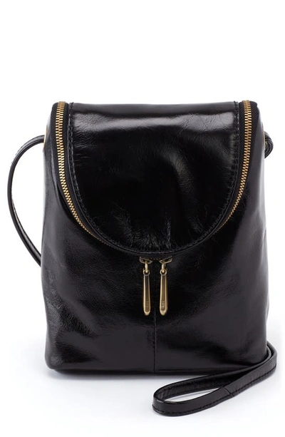 Shop Hobo Fern Leather Crossbody Bag In Black