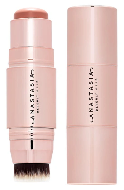 Anastasia Beverly Hills Cream Stick Blush With Brush Applicator Latte 0.28 oz/ 8 G In Latte