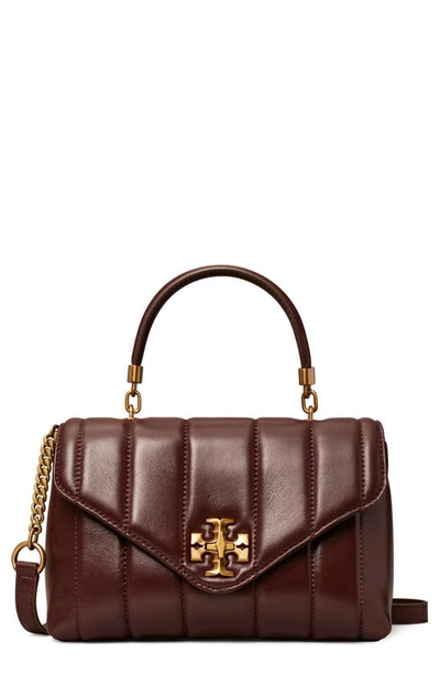 Shop Tory Burch Small Kira Leather Top Handle Satchel