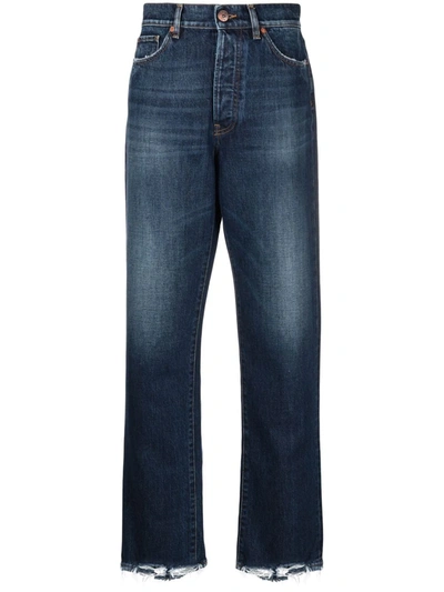 Shop 3x1 High-rise Straight-leg Jeans In Blau