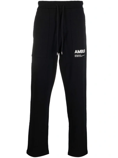 Shop Ambush Logo-print Track Pants In Schwarz