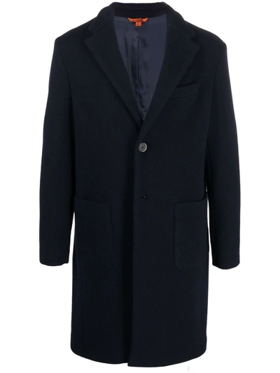 Shop Barena Venezia Tailored Single-breasted Coat In Blau