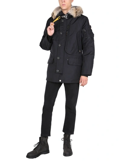 Shop Parajumpers "kodiak" Down Jacket In Black