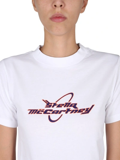 Shop Stella Mccartney T-shirt With Logo Print In White