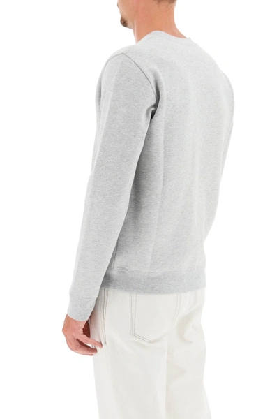 Shop Saint Laurent Snoopy Sweatshirt In Grey