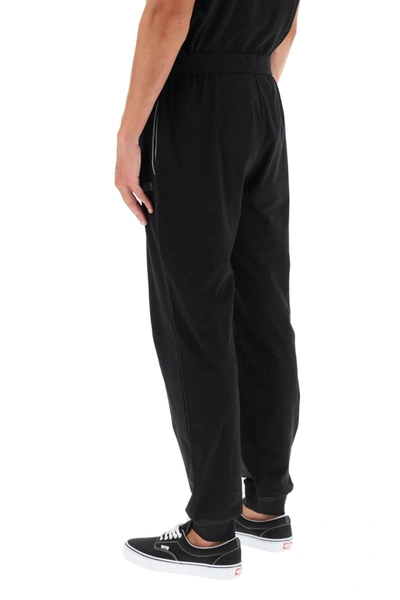Hugo Boss Logo-print Drawstring Track Pants In Black