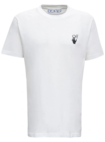 Shop Off-white White Cotton Caravaggio T-shirt