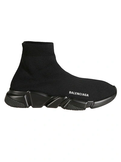 Shop Balenciaga Speed Lt Sneakers In Nero