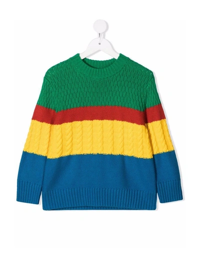 Shop Stella Mccartney Colour-block Jumper In Green