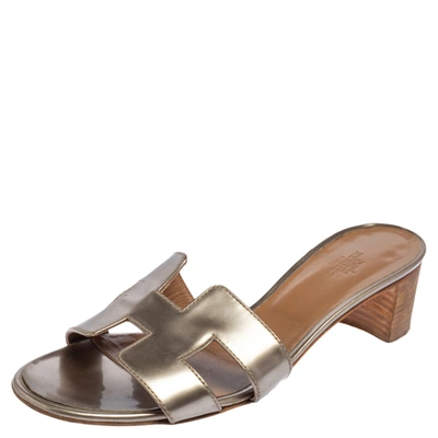 Hermes block heel shop