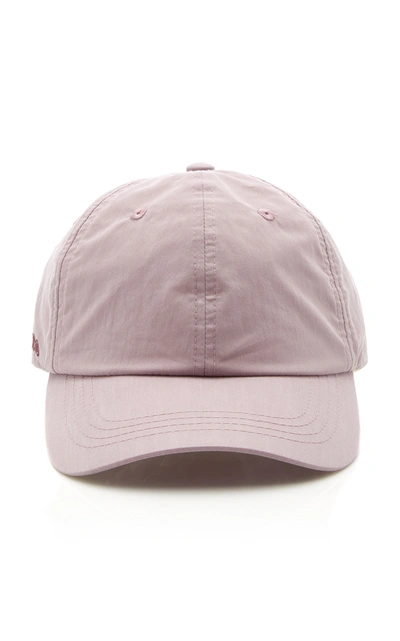 Shop Acne Studios Women's Cotton-blend Baseball Cap In Grey