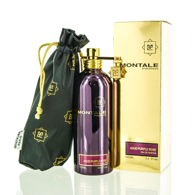Shop Montale Aoud Purple Rose /  Edp Spray 3.3 oz (100 Ml) (u) In Pink,purple