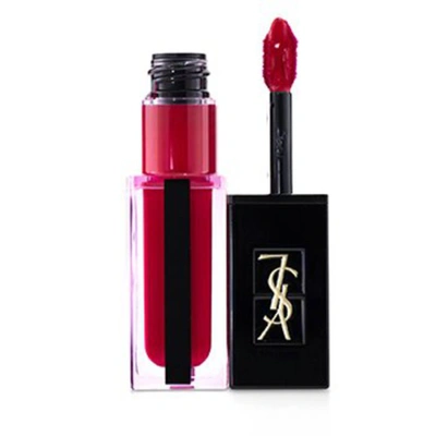 Shop Saint Laurent Ladies Glossy Lip Stain 0.2 oz 615 Ruby Wave Makeup 3614272556560 In Blue,red