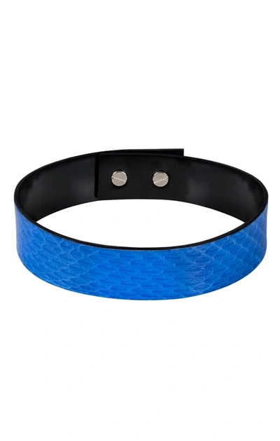 Shop Manokhi Janelle Choker In Blue