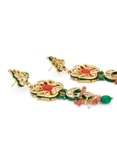 Shop Miss Mathiesen Japanese Garden Earrings In Multi Color