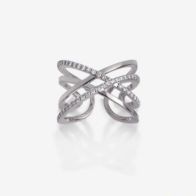 Shop Gold & Roses 360º Mix Ring In Silver