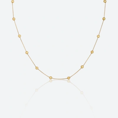 Shop Gold & Roses Sunrise Even Necklace In Gold