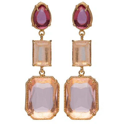 Shop Christie Nicolaides Eleonora Earrings Pink