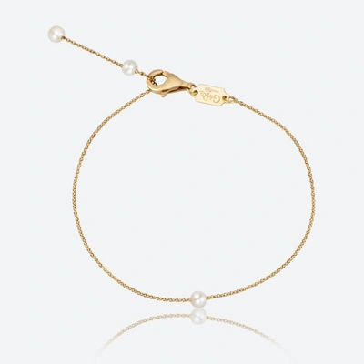 Shop Gold & Roses Drop Bracelet In Gold