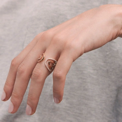 Shop Gold & Roses 360º Mix Ring In Gold