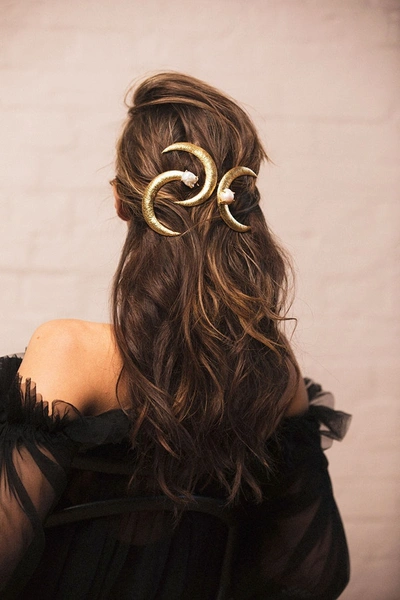 Shop Christie Nicolaides Aurora Hair Clip Gold