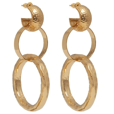 Shop Christie Nicolaides Assisi Hoops Gold
