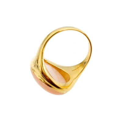 Shop Felice Dahl Jewellery Valkyria Stone Ring In Gold