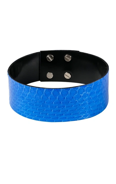 Shop Manokhi Andalusia Choker In Blue