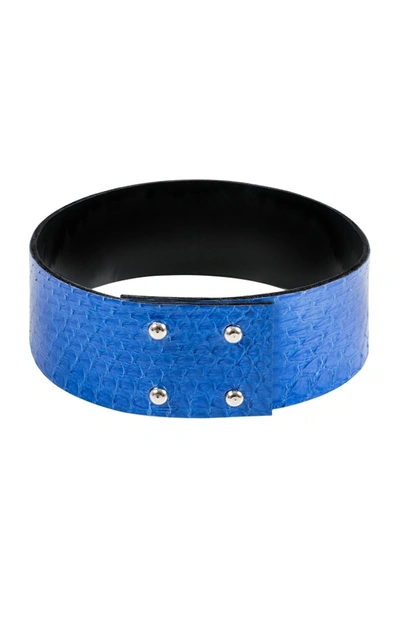 Shop Manokhi Andalusia Choker In Blue