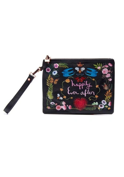 Shop Emm Kuo Paloma Pouch - Happily Everr After In Black