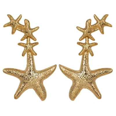 Shop Christie Nicolaides Sebastiene Earrings Gold