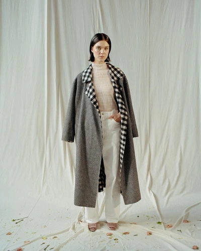 Shop Alicia Audrey The Oversize Black & White Check In Multi Color