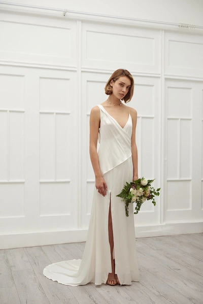 Shop Viktoria Chan Stella Wedding Gown In White