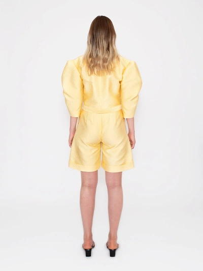 Shop Aéryne Ebba Jacket In Yellow