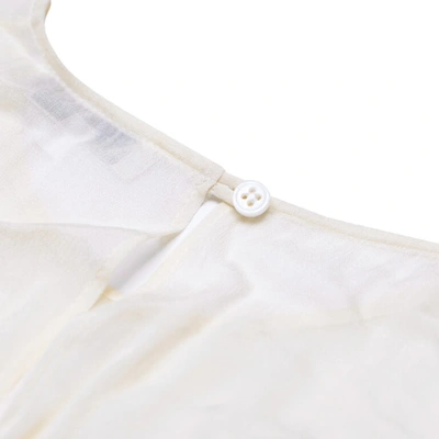 Shop Viktoria Chan Milly Silk Pathed Dress – Ivory