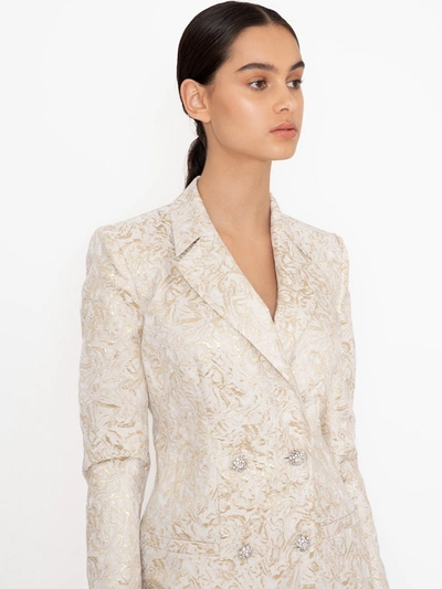 Shop Aéryne Alessandra Blazer - Gold