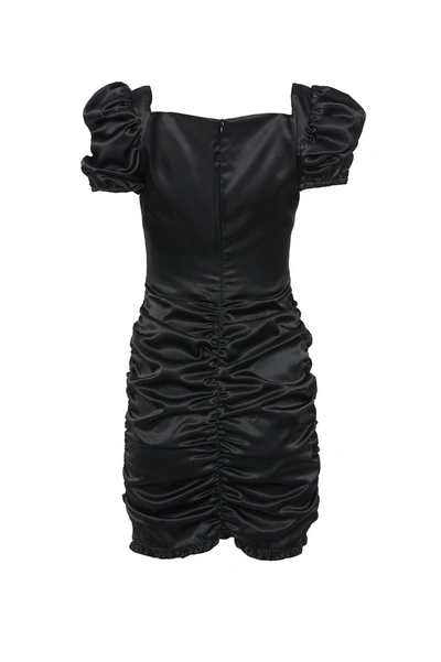 Shop Dollina Mariposa Ii Dress In Jet Black
