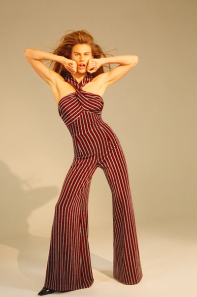 Shop Dafna May Jumpsuit In Multi Color