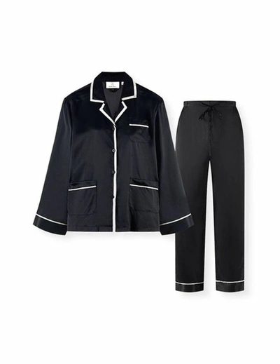 Shop Not Just Pajama | Coco Style Elegant Pajama Set - Black