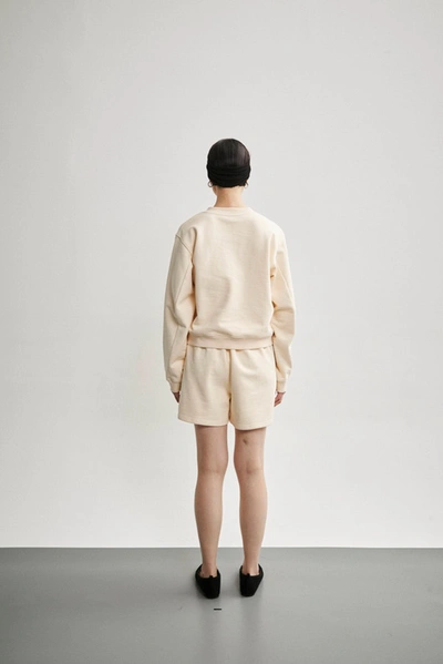 Shop Viktoria Chan Mave Shorts In Creme