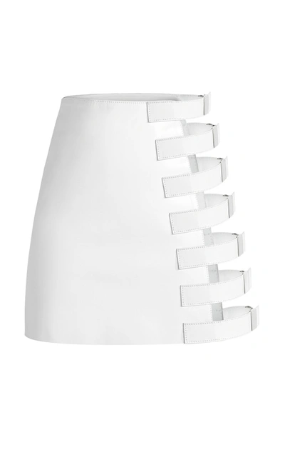 Shop Manokhi Raika Skirt In White