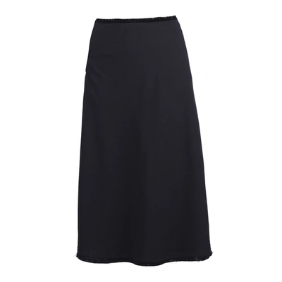 Shop Viktoria Chan Pernille Midi Skirt In Black