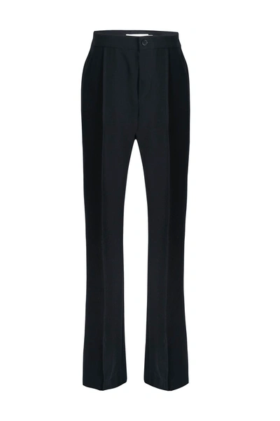 Shop Viktoria Chan Ray Flared Trousers In Black