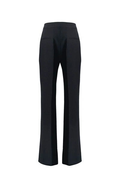 Shop Viktoria Chan Ray Flared Trousers In Black