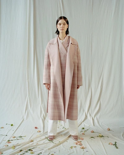 Shop Alicia Audrey The Oversize Pink Check