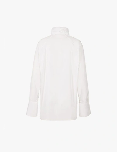 Shop A-line Neck Tie Blouse In White