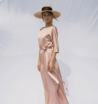 Shop Charlotte Pringels Aloë Dress In Pink